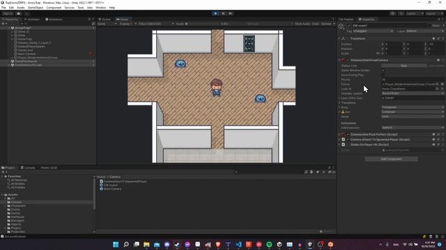 How to Add Camera Shake on Player Hit - Unity 2022 Tutorial with Cinemachine смотреть онлайн