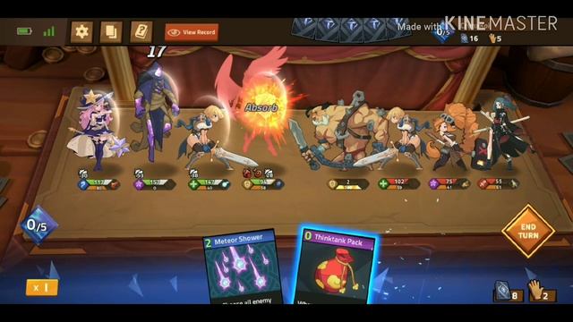 My Turn Card Battle Android Game Arcane Buffer Build Almost Lose смотреть онлайн
