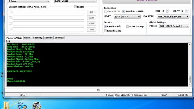 Maximus P7 Plus FRP reset remove pattern or password lock. смотреть онлайн