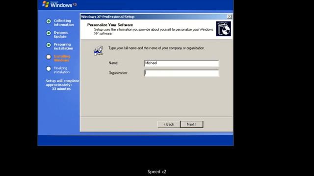 Windows XP installation in 6 minutes смотреть онлайн