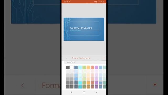 Add Theme and Background to Power Point Slides! In Android! : Tutorial смотреть онлайн