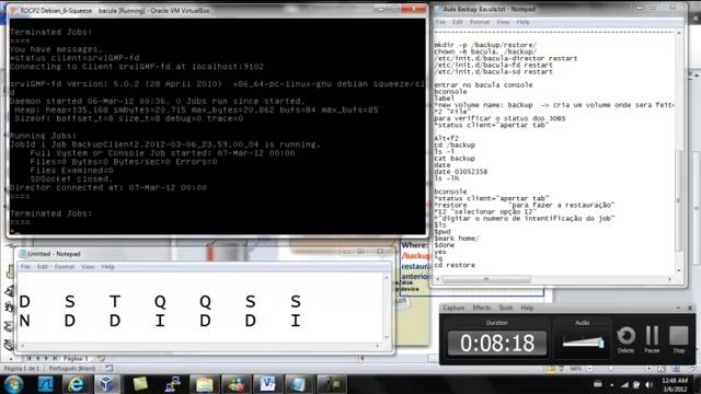 bacula configuração backup e restauração aula 3 смотреть онлайн