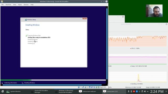 Install of Windows10 in linux смотреть онлайн