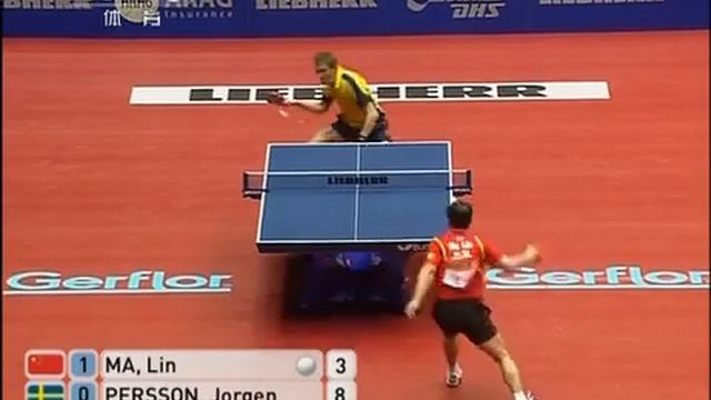 2012 51st WTTC Mens' Team Group Qualifications: Jorgen Persson (SWE) vs Ma Lin (CHN) смотреть онлайн