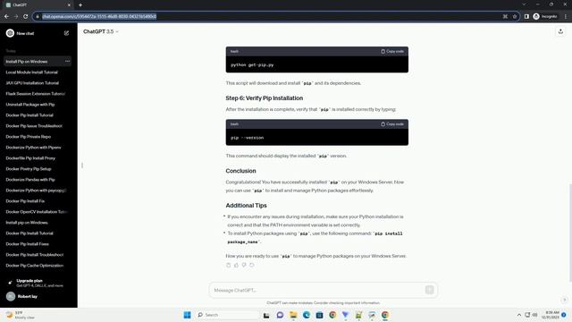 how to install pip in windows server смотреть онлайн