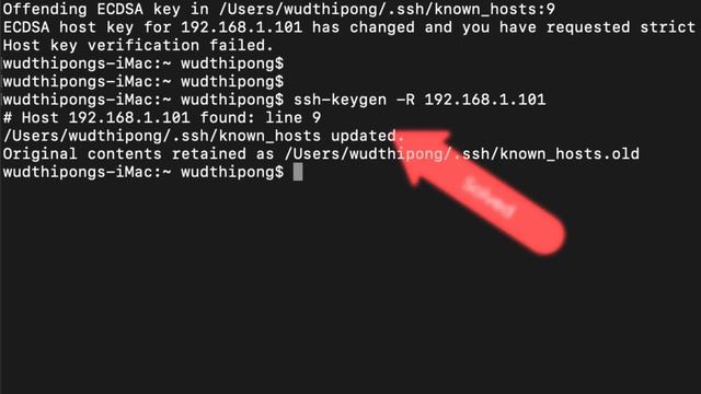 [SOLVED] SSH : WARNING: REMOTE HOST IDENTIFICATION HAS CHANGED смотреть онлайн