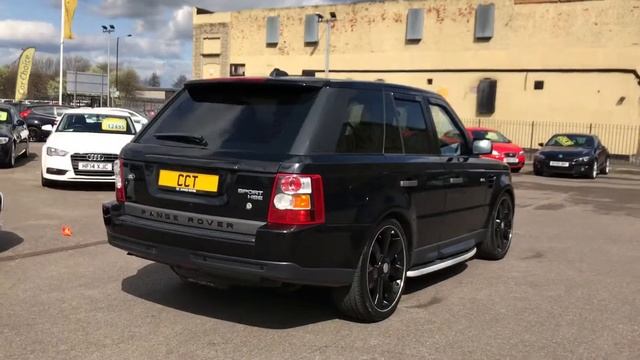 black Land Rover Range Rover Sport 2.7 TD V6 HSE 5dr смотреть онлайн