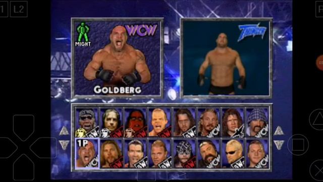 WCW/nWo Thunder On PlayStation 1 Emulator смотреть онлайн