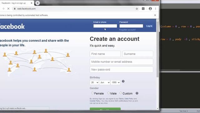 تصميم برنامج تسجيل الذخول الى فايسبوك باستخذام tkinter and selenium смотреть онлайн