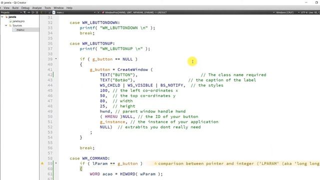 Linguagem C - botão em Windows смотреть онлайн