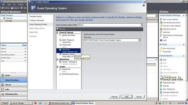 How to create a template virtual machine in System Center VMM смотреть онлайн