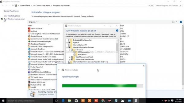 How to install IIS server in windows 10 | internet information services win 10