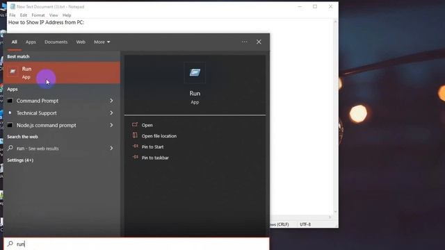 How to Show IP Address From Windows 10 / 7 and windows Server смотреть онлайн