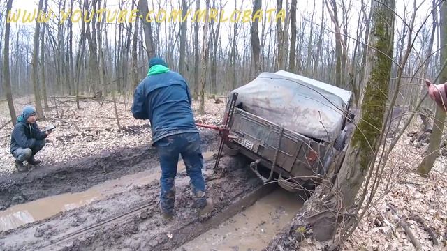 4Х4►В колее лесовоза!ГАЗ69(31"+БТР60)vsУАЗ(33")vsУАЗ(35")! Ч.2! смотреть онлайн