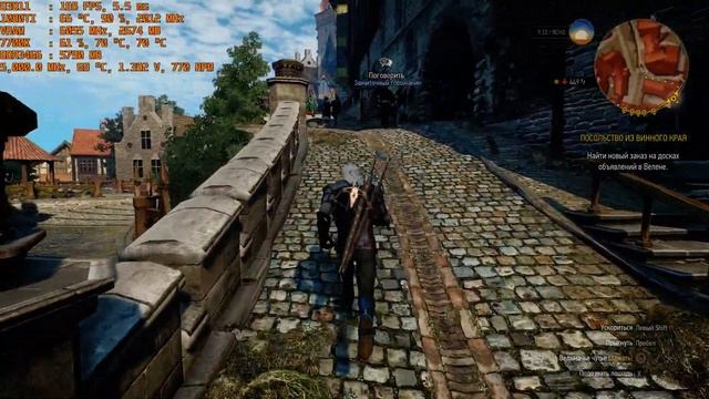 The Witcher 3 [1080p + Game mode Off] Win10 1709 test [7700K + GTX 1080TI] смотреть онлайн