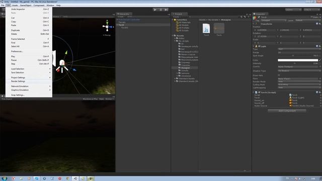 Урок по Unity3d (Бег+фонарик) смотреть онлайн