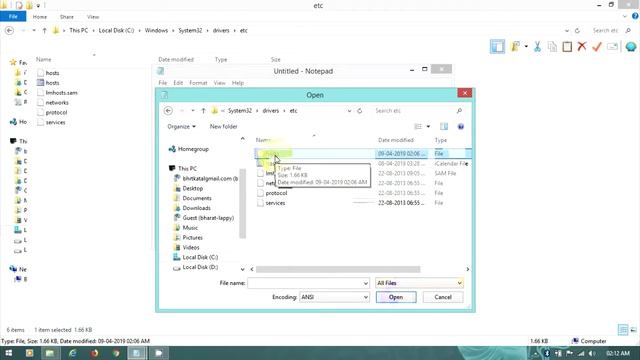 Edit Host File Windows 8.1 ,10, 7 (in HINDI) смотреть онлайн