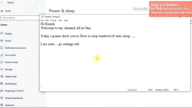 How to Stop windows 10 auto sleep or shutdown | All in One | смотреть онлайн
