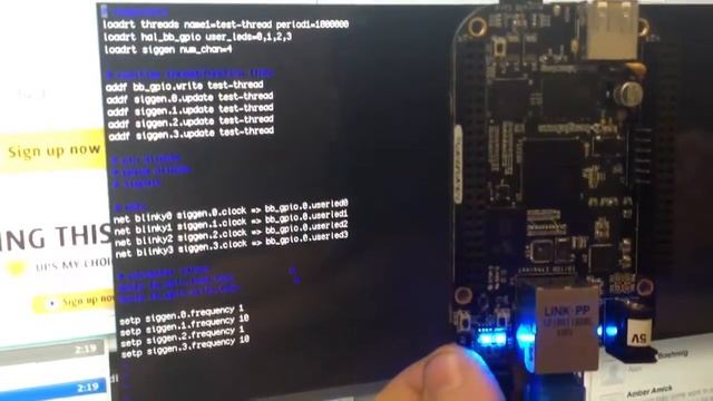 Linuxcnc Hal driver for beaglebone black смотреть онлайн
