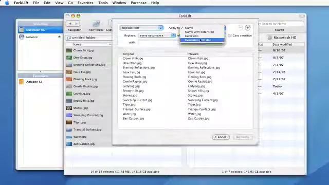 ForkLift Batch Rename смотреть онлайн