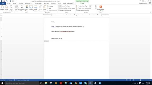Add network printer on Windows 10 смотреть онлайн