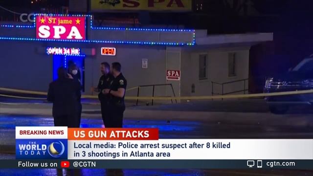 At least 8 killed in U.S. spa shootings, one suspect in custody смотреть онлайн
