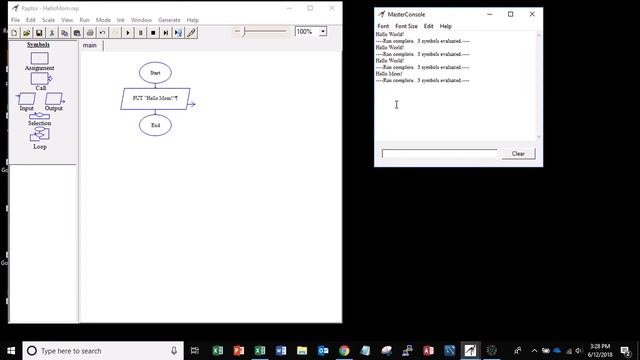 Raptor programming pt 1 download, install, hello world, etc смотреть онлайн