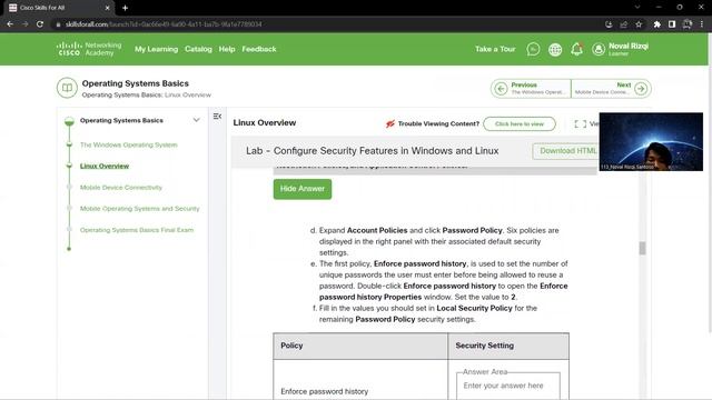 2.7.8 Lab - Configure Security Features in Windows and Linux смотреть онлайн