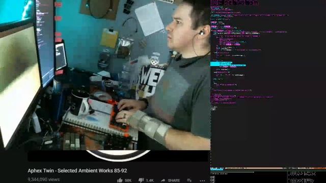Hardcore coding session: Troy Fletcher Live Stream w/ Mechanical Keyboards, tmux, vim смотреть онлайн