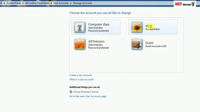 How to change user account type | windows 7 смотреть онлайн