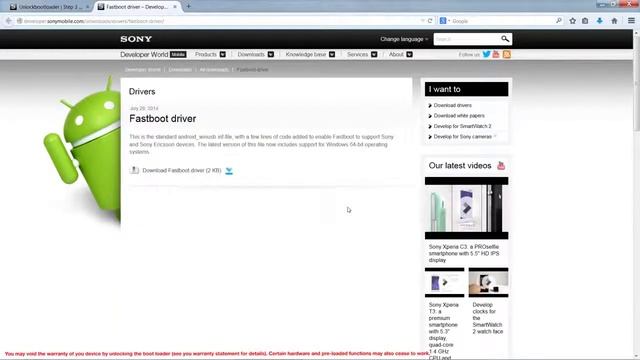 How to Unlock Boot Loader of Any Sony Xperia Smartphone/Tablet смотреть онлайн