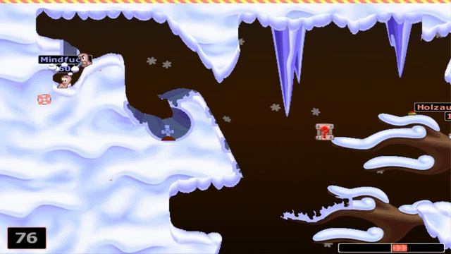 [let's battle] nixan vs de-fens (german) - part 16 - Worms 2 смотреть онлайн