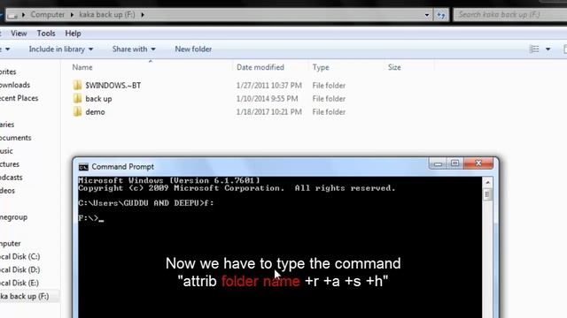 HIDE DATA WITH CMD | [CMD TRICK] смотреть онлайн