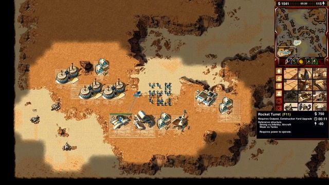OpenRA - Dune 2000 - Atreides Rush смотреть онлайн