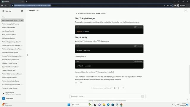 add python to path mac zsh смотреть онлайн
