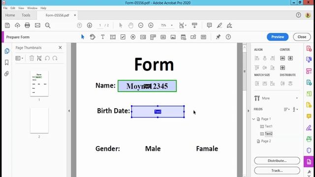 How to Make an Existing PDF Fillable on Adobe Acrobat Pro 2020 смотреть онлайн