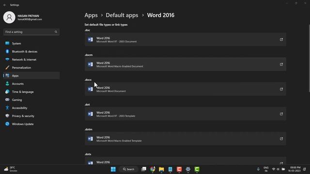 How to Set Microsoft Word as the Default Application In Windows 11 Hindi смотреть онлайн