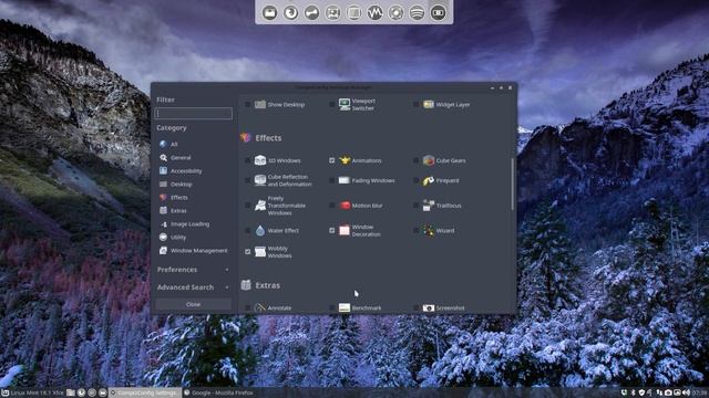 How to install Linux Mint 18.1 Xfce and redesign it - 7 compiz default settings смотреть онлайн