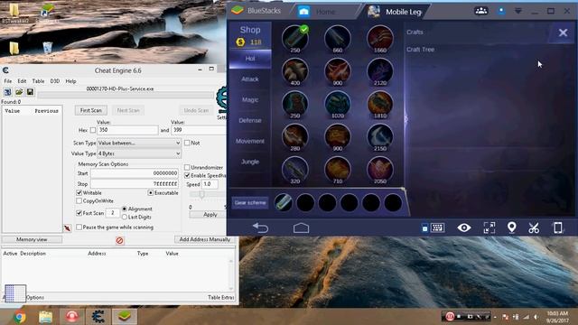 Mobile Legends Cheat engine - bluestacks 3 смотреть онлайн