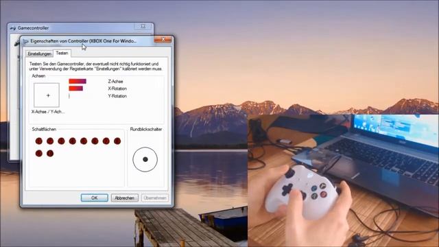 Xbox One Controller - PC anschließen - Windows 7 смотреть онлайн