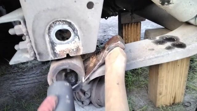 специнструмент для запрессовки сайлентблоков полурессоры прицепа.