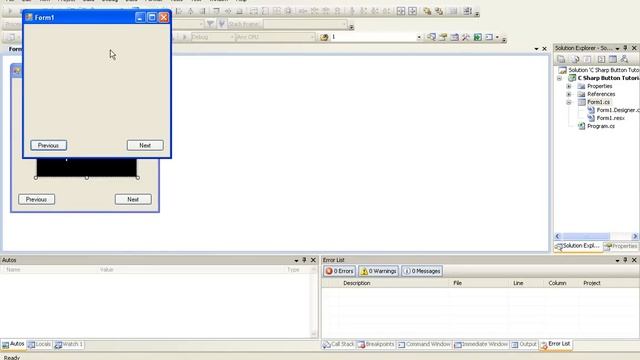 C Sharp Tutorial 4 For Beginners (Buttons) смотреть онлайн