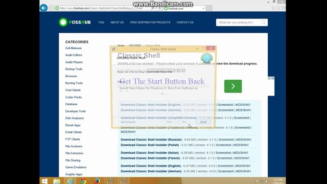 Start Menu on Windows 8 смотреть онлайн