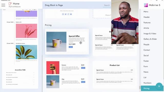 Creating my first website with Mobirise (English) смотреть онлайн