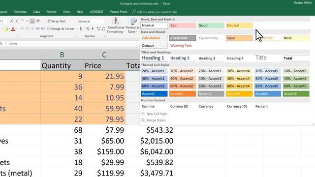 Excel Training Video Copy cell formatting смотреть онлайн