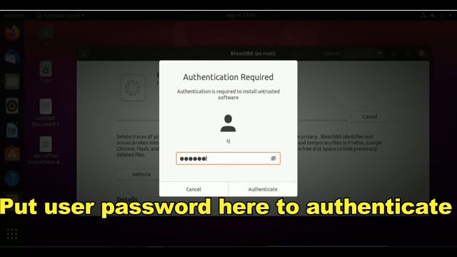 How to install bleachbit on Ubuntu 20.04 and Linux mint 20. смотреть онлайн
