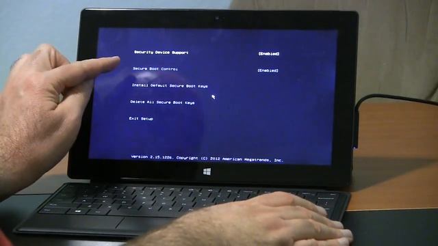 Surface Pro how to enter BIOS or UEFI смотреть онлайн