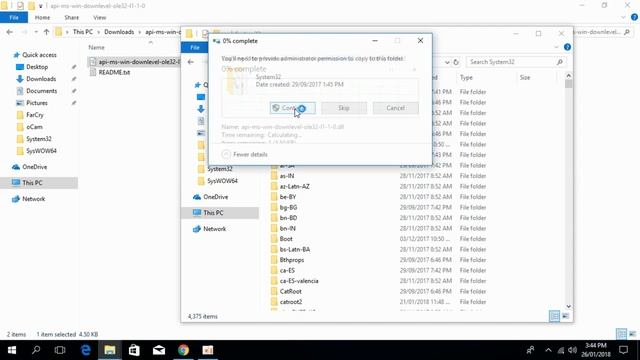 FIX api-ms-win-downlevel-ole32-l1-1-0.dll Missing in Windows 10/8/7 [UPDATED 2019] смотреть онлайн