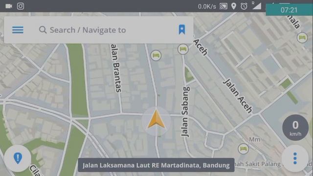 SYGIC GPS Navigation app on android - Auto Night Mode ( BANDUNG) смотреть онлайн