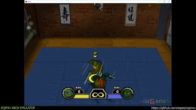 XQEMU Xbox Emulator - Teenage Mutant Ninja Turtles: Mutant Melee Ingame! смотреть онлайн